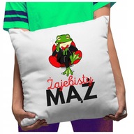 Funny Vankúš Úžasný manžel Žaba manžel Funny Vankúš Úžasný manžel Žaba manžel