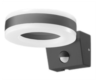 Sivé LED nástenné svietidlo s pohybovým senzorom HOWLIT 20W AD-OP-620GLPMR4 ORNO