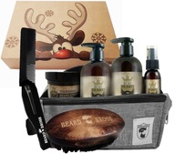 BEARD Set šampón, kondicionér, olej, kefa, hrebeň, kozmetická taštička na fúzy BEARD Set šampón, kondicionér, olej, kefa, hrebeň, kozmetická taštička na fúzy