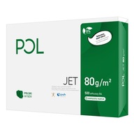 A4 POLJET biely kopírovací papier, 500 listov A4 POLJET biely kopírovací papier, 500 listov