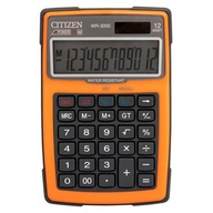 Vodotesná kalkulačka CITIZEN WR-3000 152x105mm oranžová