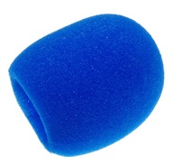 Mikrofónová hubka, veľký vonkajší priemer 65mm, modrá