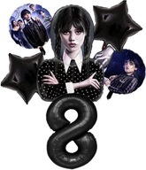SADA BALÓNOV BALÓNOV STREDA ADDAMS NARODENINY 6 ks SADA BALÓNOV BALÓNOV STREDA ADDAMS NARODENINY 6 ks