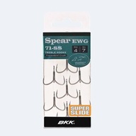 Trojháčiky BKK Spear EWG-71 SS veľkosť 4, bal 7 ks Trojháčiky BKK Spear EWG-71 SS veľkosť 4, bal 7 ks