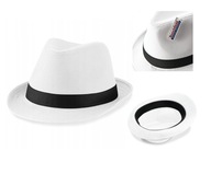 DÁMSKE BIELE GANGSTERKY ČIAPKA FEDORA, S/M DÁMSKE BIELE GANGSTERKY ČIAPKA FEDORA, S/M