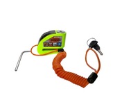 Zámok brzdového kotúča s alarmom KOVIX KD6 Fluo Zámok brzdového kotúča s alarmom KOVIX KD6 Fluo