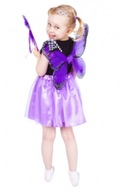 Detský kostým Violet Butterfly 3-6 rokov