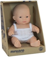 ÁZIJSKÁ bábika chlapec 21 cm bábätko MINILAND 10m+