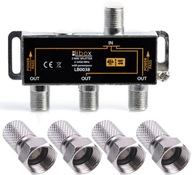 Anténny SPLITTER pre 3 TV Splitter Anténny SPLITTER pre 3 TV Splitter