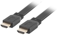 Kábel 1,8 m Lanberg 180 cm HDMI Premium v.2.0 3D 4K UHD ARC 3840x2160 PLOCHÝ