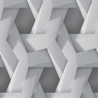 Novinka - ŠEDÉ 3D vzory - TAPETA - netkaná textília, AS Creation