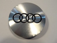 4x Krytky emblémov pre AUDI ráfiky 56 mm strieborná čierna 4x Krytky emblémov pre AUDI ráfiky 56 mm strieborná čierna