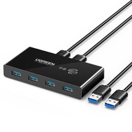 UGREEN SWITCH KVM HUB 2 TO 4 USB 3.0 UGREEN SWITCH KVM HUB 2 TO 4 USB 3.0