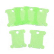 Plastové cievky zelené 38x35x1mm 10ks