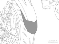 Predĺženie blatníka PUIG 9828N pre Kawasaki Z900 Predĺženie blatníka PUIG 9828N pre Kawasaki Z900
