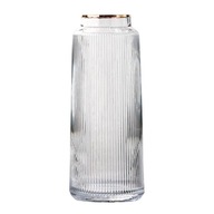 Moderné sklenené krištáľové vázy Hydroponics Transparent 30cm