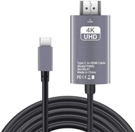 ADAPTÉROVÝ KÁBEL USB-C 3.1 TYP C NA HDMI 4K MHL 2m ADAPTÉROVÝ KÁBEL USB-C 3.1 TYP C NA HDMI 4K MHL 2m