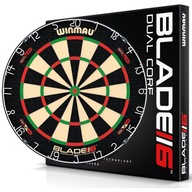 WINMAU BLADE 6 DUAL CORE sisalový terč na šípky doska na šípky na šípky WINMAU BLADE 6 DUAL CORE sisalový terč na šípky doska na šípky na šípky