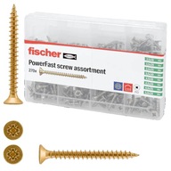 SKRUTKY do drevených sadrokartónových dosiek FISCHER WORKSHOP pomôcka SADA 270 KS SKRUTKY do drevených sadrokartónových dosiek FISCHER WORKSHOP pomôcka SADA 270 KS
