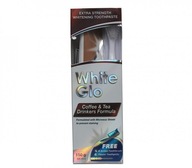 Biela zubná pasta White Glo pre milovníkov kávy a čaju 100ml