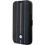 BMW Kožené puzdro Kožené puzdro Knižkové puzdro pre iPhone 14 Pro
