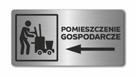 POMOCNÁ IZBA vľavo | Doska z nehrdzavejúcej ocele POMOCNÁ IZBA vľavo | Doska z nehrdzavejúcej ocele