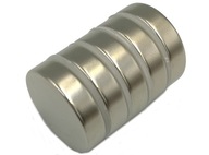 Neodymový magnet Neodymové magnety 20x5 - 5 ks.