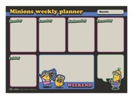 Týždenný plánovač lekcií A4 Minions