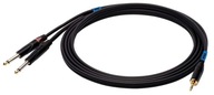 Kábel SSQ MIJM2 TRS 3,5 mm – 2 x Jack 6,3 mm 2 m Kábel SSQ MIJM2 TRS 3,5 mm – 2 x Jack 6,3 mm 2 m
