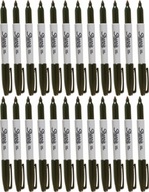 Sharpie Fine Permanent Marker Black F 1,0 mm x 24