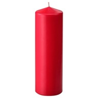 FENOMEN červená bloková sviečka 25cm VIANOČNÁ