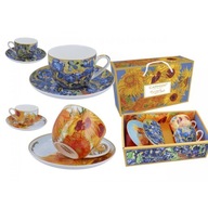 SADA 2 hrnčekov a podšálok 250 ML PORCELÁN SADA 2 hrnčekov a podšálok 250 ML PORCELÁN