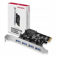 USB 3.2 ovládač AXAGON PCEU-430VL 4 x USB 3.2