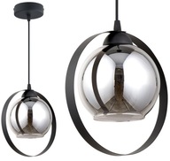 Sklenené LED podkrovné guľové závesné svietidlo Sklenené LED podkrovné guľové závesné svietidlo