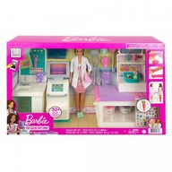 Bábika Barbie u lekára - Oblečte si sadrovú súpravu
