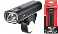 Prox predná cyklistická lampa AERO F III BLACK 1-LED 400 Lm USB 2000mAh Prox predná cyklistická lampa AERO F III BLACK 1-LED 400 Lm USB 2000mAh