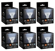 6x GU10 LED žiarovka 5,5W 6500K studená 120' 500lm EDO |NEBLIKÁ| 6x GU10 LED žiarovka 5,5W 6500K studená 120' 500lm EDO |NEBLIKÁ|