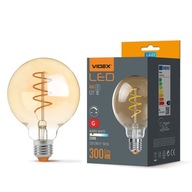 Videx Filament LED žiarovka dekoratívna E27 4W 300lm stmievateľná Videx Filament LED žiarovka dekoratívna E27 4W 300lm stmievateľná