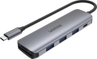 HUB USB Unitek 1x SD 1x USB-C 1x microSD + 3x USB