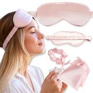 Maska na spanie Scrunchie Blindfold Pink Maska na spanie Scrunchie Blindfold Pink