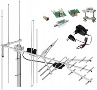 Anténa DVB-T2 UHF VHF Combo 42dBi ZOSILŇOVAČ