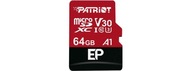 Karta Patriot Memory EP Pro PEF64GEP31MCX (64 GB; Class 10, Class U3) Karta Patriot Memory EP Pro PEF64GEP31MCX (64 GB; Class 10, Class U3)