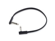 Plochý čierny AA patch kábel ROCKBOARD (30 cm)