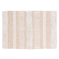 KÚPEĽŇOVÝ koberček, béžová bavlna, 60x90 BOHO KÚPEĽŇOVÝ koberček, béžová bavlna, 60x90 BOHO