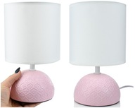 Keramická nočná lampa do spálne na nočný stolík so žiarovkou E14 Keramická nočná lampa do spálne na nočný stolík so žiarovkou E14