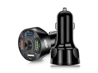 Autonabíjačka do zapaľovača cigariet 4v1 QC 4xUSB Autonabíjačka do zapaľovača cigariet 4v1 QC 4xUSB