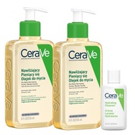 CeraVe Hydratačný penový olej na umývanie tváre a tela 236 ml x2