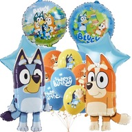 BLUEY BINGO fóliové balóniky pre psa narodeniny 21 ks. BLUEY BINGO fóliové balóniky pre psa narodeniny 21 ks.