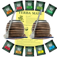 Yerba Mate SET pre dvoch 10x50g Matero Honey