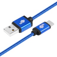 TB USB-USB C kábel 1,5m modrý reťazec